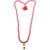 Raviour Lifestyle Mahakal Bholenath Trishul Pendant With Red Hakik Agate 108 beads Mala