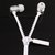 Zipper Earphones Flexible Multipurpose Hands-Free Earphone Audio Bass Buds Loop in-Ear Universal Zipper Earphone