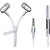 Zipper Hands-Free Earphone with Ear Bud high bass and mic 3.5 mm Jack