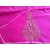 Indian Handmade Womens Art Silk Aari Work  Embroidered  Purple  Unstitched Blouse