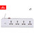 Hosper Power Strip Nexta 4 Socket Surge Protector (1.5 Meter, White)