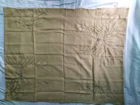 Indian Handmade Womens Dupion Art Silk Deep Golden Aari Cutdana Dabka Hand Embroidered   Unstitched Designer Blouse