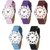 Girls Wrist Analogue Combo Watch For 5 Pic Watch