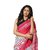 KVR Handicrafts Women's Plain Weave Cotton Saree With Blouse Piece
