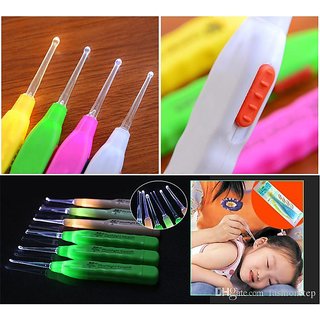 Safety Ear Pick Wax Remover - With Light, Ear Cleaner