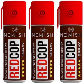 Newish  Powerful Black Pepper Spray Self Defence for Women Pack of 3 (Each  35 gm/ 55 ml).