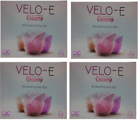 Velo-E Creamy Moisturising Soap Pack 4