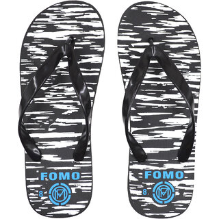 Fomo Mens Black Flip Flops