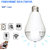 Tecbasket LED Light WiFi IP Camera Bulb Fish Eye B2-R 960P/2MP 360 Degree CCTV 3D VR Home Security WiFi.