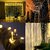 Pack Of 2 Plastic Electric Rice Lights Serial Bulbs Ladi Multicolour Decoration Lighting for Indoor, Outdoor