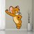 Cute Jerry Mouse Covering Area 60 X 45 Cms Multi Color Sticker
