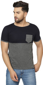 Odoky Multi Color Cotton Half Sleeve T-Shirt