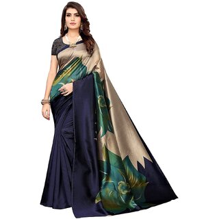 SVB Saree Blue Art Silk Mysore Silk Saree