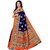 SVB Saree Dark Blue  Orange  Mysore Silk saree