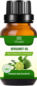 Vihado Bergamot Pure Oil - Therapeutic Grade - All Skin Types(15 ml) (15 ml)