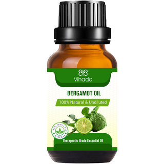 Vihado Bergamot Pure Oil - Therapeutic Grade - All Skin Types(15 ml) (15 ml)