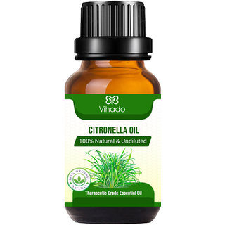 Vihado Citronella Essential Oil for Candle Making and Torches, (30 ml)