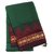 Handloom Korvai Chettinad Temple Border Mercerized Cotton Saree with Contrast Blouse.