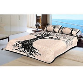 100 Cotton Double Bedsheet with 2 Pillow Covers