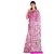 Kanieshka Brand Good Quality Beautiful Pink Silk Saree with Broad Golden Border, Attached Blouse