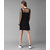 Vivient Women Black Plain Short Hosery Dress