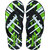 Fomo Lekstar Black Green F11 Ultra /Sporty /Comfortable /Durable/ Beach Cool Flip Flops  Slippers For Men