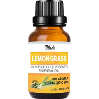 Vihado New Lemon Grass Essential Oil (10 ml) (Pack of 1) (10 ml)