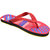 FOMO Men's Rubberized EVA Anti Skid Red Flip-Flops and House Slippers ( Pro F52 )