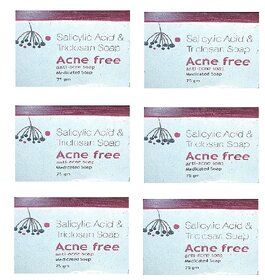 Acne Free Anti-acne Soap Pack-6