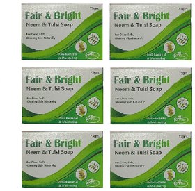 Fair  Bright Neem  Tulsi Soap Pack of -6.