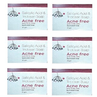 Acne Free Anti-acne Soap Pack-6
