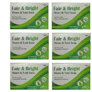 Fair  Bright Neem  Tulsi Soap Pack of -6.