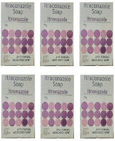 Itraconazole Anti-Fungal Medicated Soap Pack of - 6