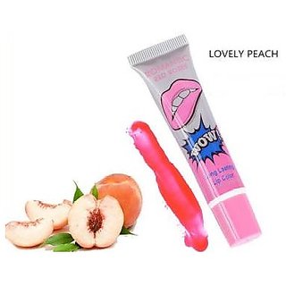 Romantic Bear PEEL OFF LIPSTICK  (LOVELY PEACH, 15 ml) PACK OF 2