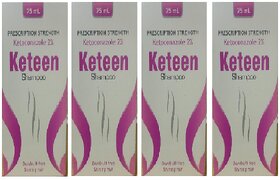 Keteen Dandruff Free Shampoo Pack of - 4