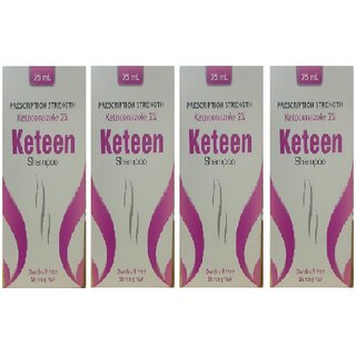 Keteen Dandruff Free Shampoo Pack of - 4