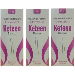 Keteen Dandruff Free Shampoo Pack of - 3