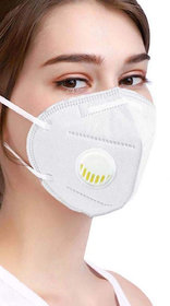 (Pack of 5) N95 Protective Respirator Masks  Anti-Dust, Anti-Pollution 5-Layer Safety Face Mask