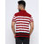 Madtee Striped Half Sleeve Polo T Shirt