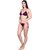 Raviour Lifestyle Satin Lingerie Set with Eye Mask for Women (Lingerie Set- Dark Purple Colour Set-(3 Piece)
