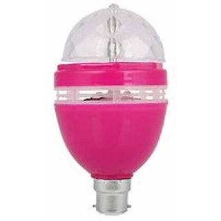 Rotating Disco Bulb Decoration (Multicolour) Pack Of 6