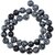 Swastik Natures Natural Snowflake Obsidian 8mm Beads for Creative Artworks or Bracelet Jewellery Making Purpose (23Pcs)