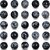 Swastik Natures Natural Snowflake Obsidian 8mm Beads for Creative Artworks or Bracelet Jewellery Making Purpose (23Pcs)