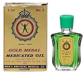 Gold Medal Medicated Oil # Imported  Pack of 2