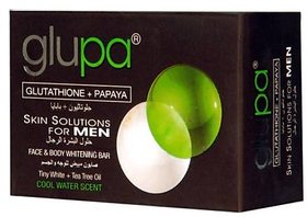 Glupa Papaya  GLUTATHION Soap Skin Glowing  Fairness Soap For Men  (135 g)