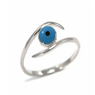 Nazar suraksha yantra evil eye silver ring by CEYLONMINE