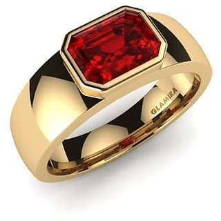 5.25 ratti Manik ring 100% Original Ruby Ring for unisex ring by CEYLONMINE