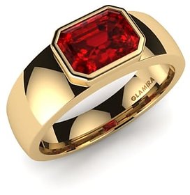 7.25 ratti Manik ring 100 Original Ruby Ring for unisex ring by CEYLONMINE
