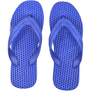 Fomo Mens Blue Flip Flops Slippers Health Special