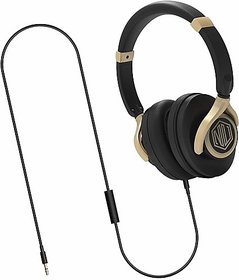 Nu Republic Starboy W Wired Headset (Gold, Black, On the Ear).